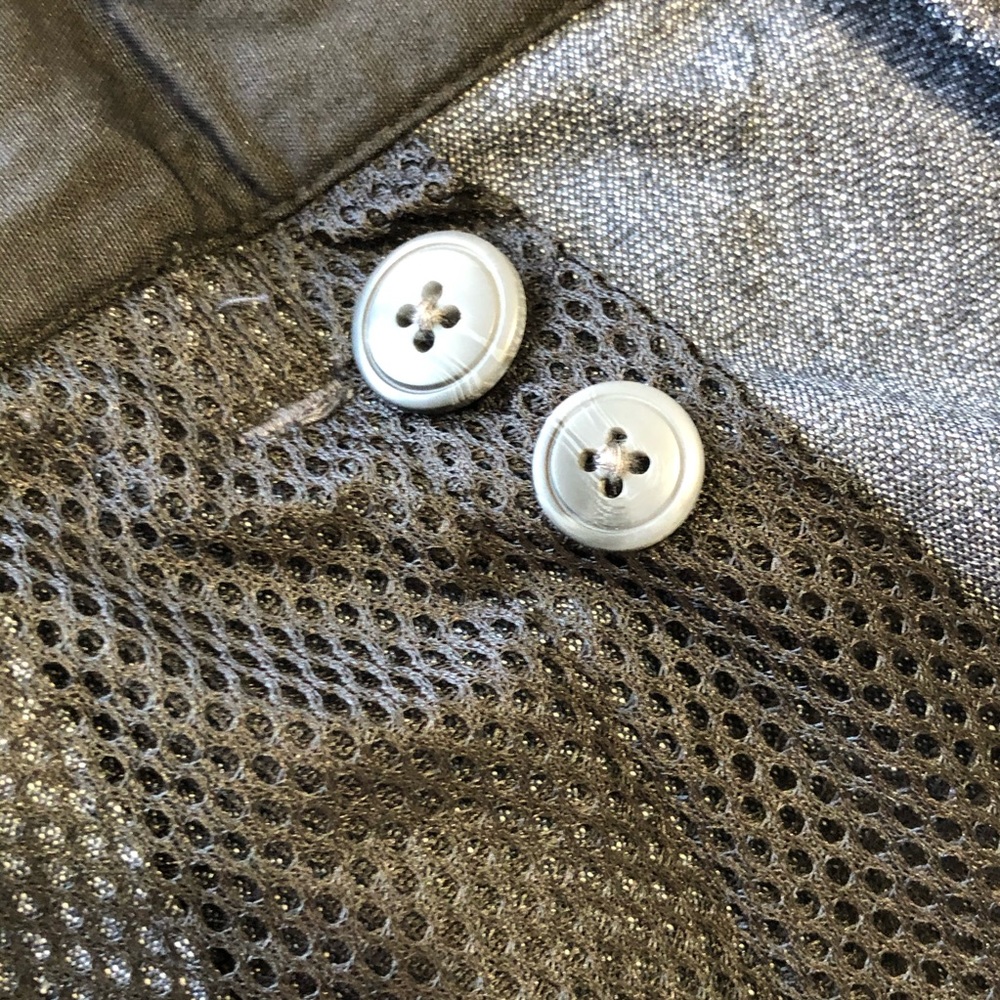 Vintage 1946 Blue/Green Flat Front Golf Shorts - Picture 9 of 14